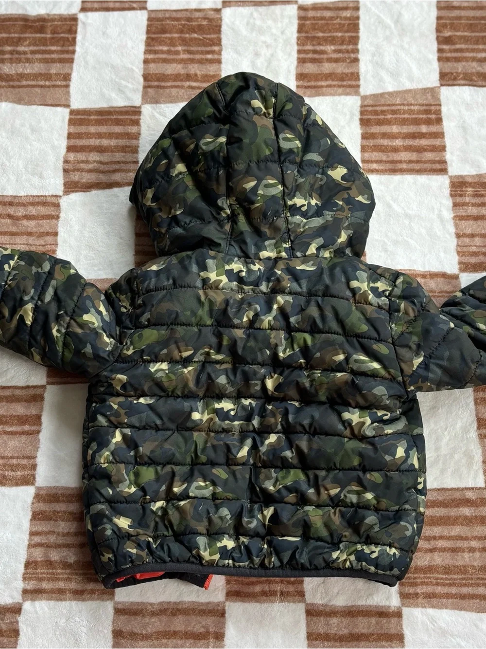 Nike Orange Fleece-Lined Jacket
